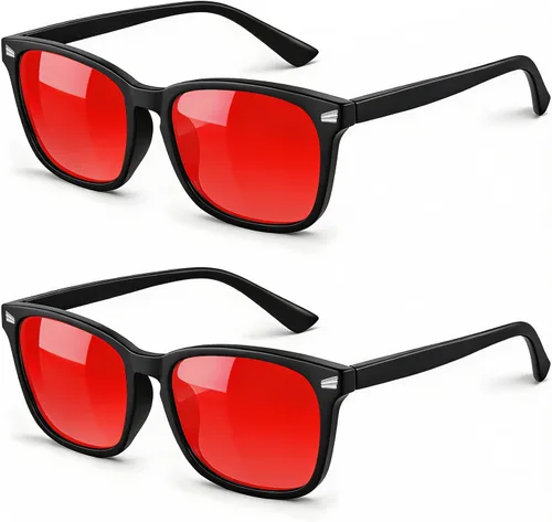 Vista 7 de Gafas de luz azul para niños y niñas, paquete de 2 lentes de luz azul para adolescentes y niños, anteojos falsos, anteojos para niños pequeños, de 6