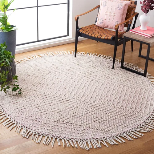 Vista 13 de SAFAVIEH Natura Collection - Alfombra decorativa de 2 x 3 pies, color marfil, con flecos de lana marroquí bohemia, hecha a mano, ideal para zonas