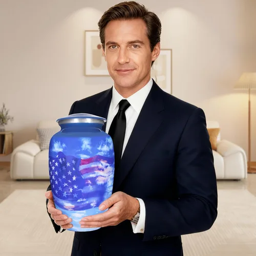 Vista 3 de M MEILINXU Urna para cenizas para adultos, hombre o mujer, urnas de cremación para cenizas humanas, hombre y mujer, decoración funeraria o entierro