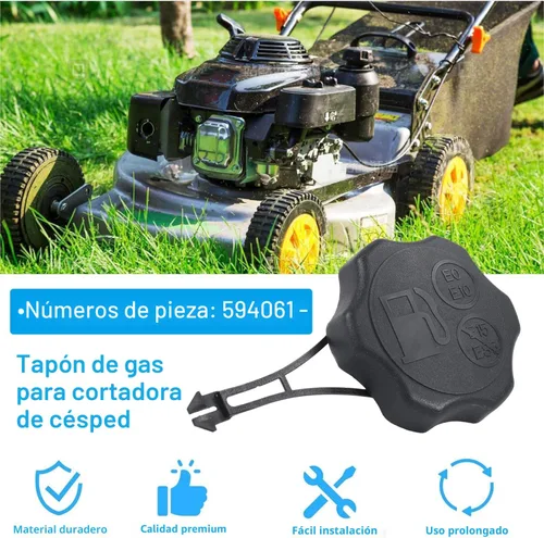 Vista 3 de 594061 Tapa de Tanque de Combustible para B&S Toro Craftsman Tapones de Tanque de Gas para Cortacésped