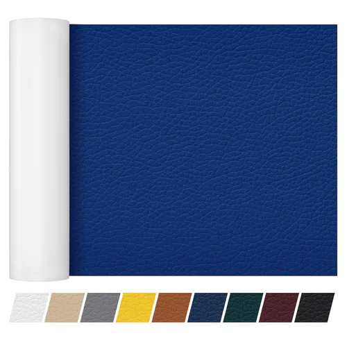 Vista 17 de Cinta de parche de reparación de cuero de 4 x 60 pulgadas, cinta autoadhesiva fuerte para muebles, sofás, sillones, asientos de automóvil, armarios