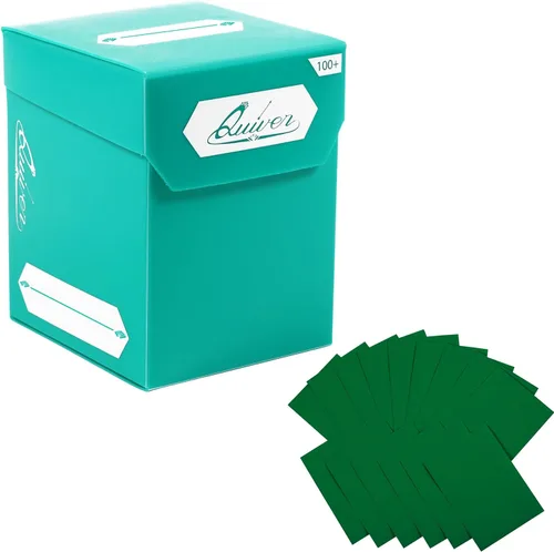 Vista 16 de Deck Blocks 100+, juego de 5 cajas MTG con divisores Set of 5 deck boxes in white, black, blue, red and green, each with 100+ cards and 2
