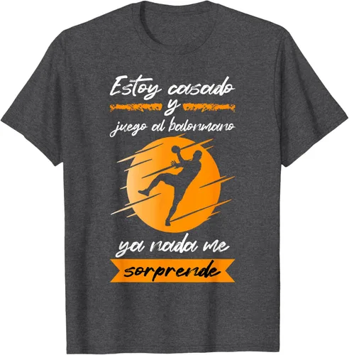 Vista 3 de Mens Handball I'm Married And Handball Game T-Shirt
