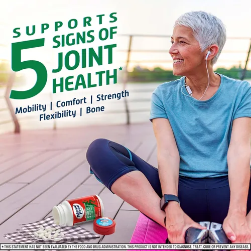 Vista 4 de Move Free MSM 1500 mg (por porción) con glucosamina y condroitina - tabletas avanzadas de apoyo para articulaciones, para flexibilidad de movilidad