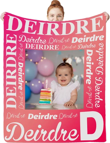 Vista 8 de Manta personalizada con nombre para niños, niñas, niños, niñas, manta personalizada con nombre para adultos, hombres y mujeres, mantas de bebé