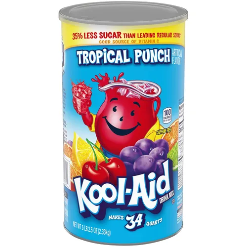 Vista 50 de Kool-aid Singles Tropical Punch 12-.055 Oz Caja 2 cajas