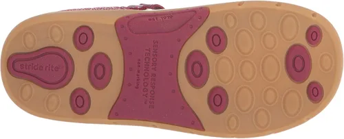 Vista 4 de Stride Rite SRT Nell Mary Jane - Zapatos planos unisex para niños