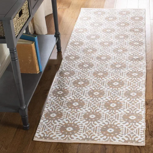 Vista 18 de Safavieh Colección Montauk - Alfombra decorativa de 2 pies 3 pulgadas x 3 pies 9 pulgadas, color negro y marfil, algodón hecho a mano, ideal