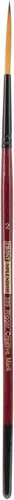 Vista 22 de Creative Mark Ebony Splendor - Brocha sintética de mango corto para pintura de marta sintética, Rigger # 0, pelo multifilamento, pinceles de pintura