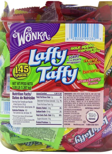 Vista 11 de Laffy Taffy Tarro de caramelo surtido, 145 unidades (paquete de 1)
