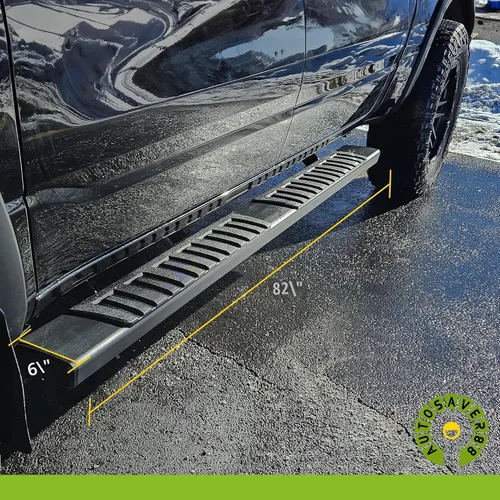 Vista 7 de AUTOSAVER88 - Estribos compatibles con Ram 1500 Crew Cab 2019-2026 Nuevo estilo de carrocería con 4 puertas de tamaño completo, barras Ram Nerf