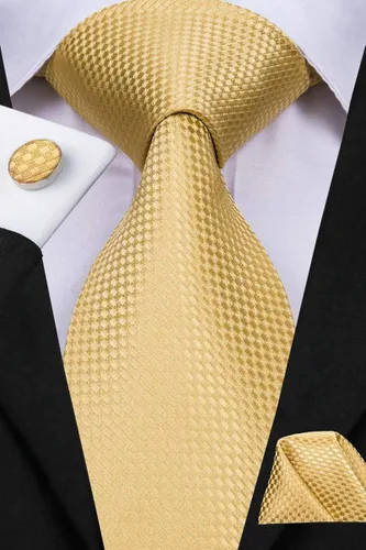 Vista 3 de Dubulle Conjunto de corbata de seda paisely para hombre con corbata y bolsillo cuadrado