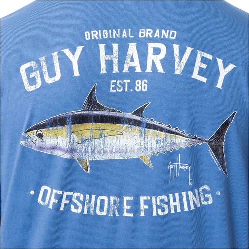 Vista 3 de Guy Harvey Camiseta de manga corta Offshore Fish Collection para hombre
