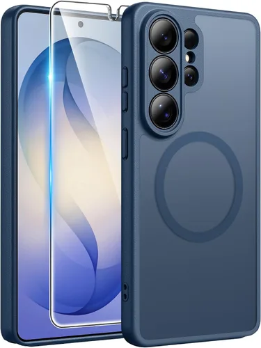 Vista 236 de FNTCASE - Funda para iPhone 16 Pro: magnética, mate, translúcida, de grado militar, protectora contra caídas, resistente, fina, duradera y a prueba