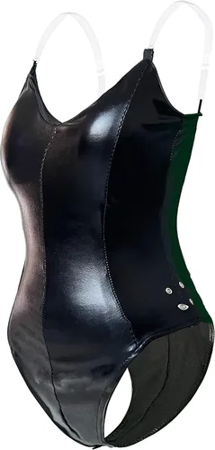Vista 3 de Hanchengshangwu Disfraz de conejito para mujer disfraz de cosplay de una pieza