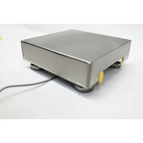 Vista 4 de Liberty LS-915-SS-HP-6 NTEP - Báscula de mesa de acero inoxidable de alta precisión de 10 x 10 pulgadas para pesar equipaje, capacidad de 6 libras x