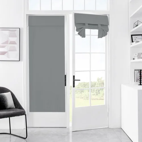 Vista 16 de Cortinas para puerta de aula, cortina de ventana con protección total de privacidad, panel de ventana opaco sólido, para puertas de vidrio, puertas