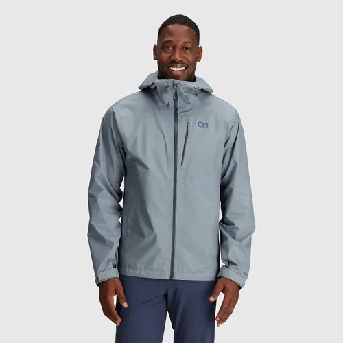 Vista 2 de Outdoor Research Chaqueta Foray II para hombre - Impermeable y resistente al viento con capucha