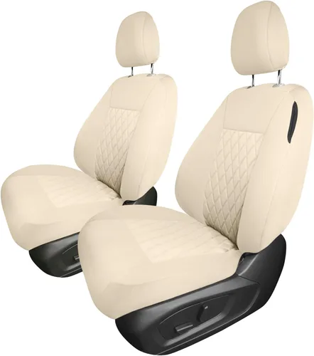 Vista 31 de FH Group Fundas de asiento de automóvil de ajuste personalizado específicamente hechas para Ford Explorer Base 2020-2024, fundas de asiento Negro