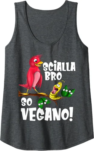 Vista 4 de Scialla Vegano divertente Animalista Vegetariano vegan funny Tank Top