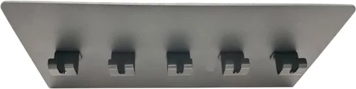 Vista 7 de Ajuste para accesorios tonales, estantes flotantes negros para gimnasio, organizador de montaje en pared, estante de almacenamiento de gimnasio