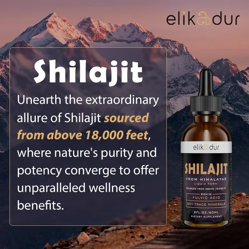 Vista 7 de Shilajit Suplemento líquido orgánico de resina, Shilajit Himalayan Organic, vitaminas líquidas para mujeres y hombres, más de 85 minerales traza