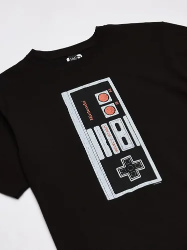 Vista 2 de Nintendo Camiseta clásica con estampado de controlador grande para niño
