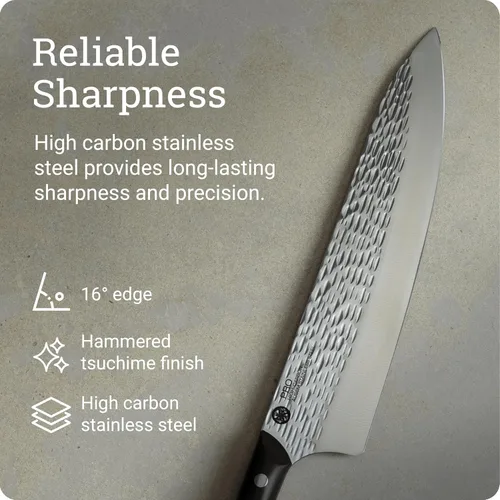Vista 4 de Cuchillo de chef Kai PRO de 10" Chef - 10 pulgadas