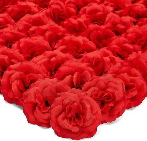 Vista 18 de Bright Creations Rosas artificiales sin tallo, flores artificiales negras para manualidades, rosas de espuma suave para arreglos de bricolaje, 200