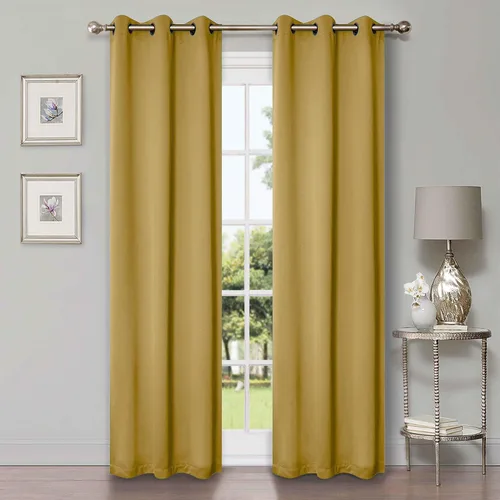 Vista 75 de Superior Cortinas Opacas, Oscurecimiento de Habitación, Dormitorio, Cortinas, Cocina, Acentos de Ventana de Sala de Estar, Bloqueo Solar, Térmico