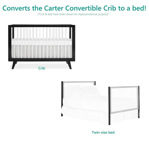 Vista 6 de Dream On Me Carter - Patas de cuna convertible
