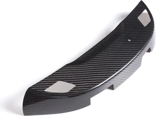 Vista 4 de Cubierta de base de espejo retrovisor para interior de automóvil compatible con Chevrolet Corvette C7 Stingray 2014-2019 fibra de carbono real, 1