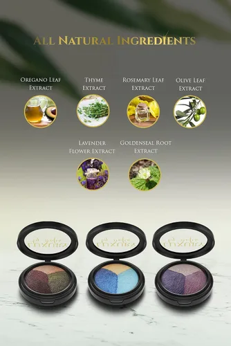 Vista 4 de Luxury by Sofia Sombra de ojos natural (Aqua Trio)