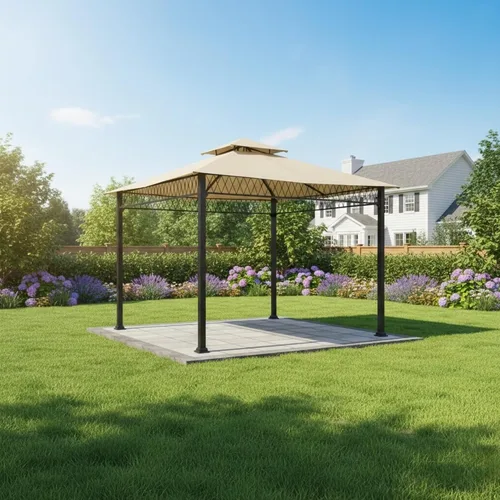 Vista 2 de Garden Winds Cubierta superior de toldo de repuesto para cenador Havenbury - Riplock 350 - Beige