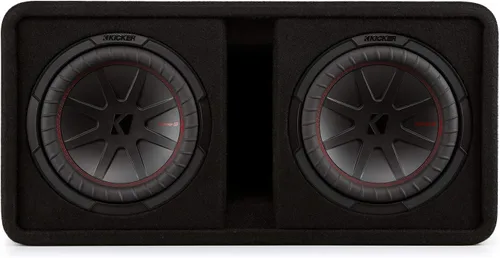 Vista 2 de KICKER 48DCWR102 CompR Subwoofers duales de 10" en carcasa ventilada, 2ohm