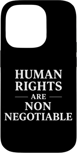 Vista 17 de Human Rights are Non Negotiable Social Justice & Equality Case for iPhone XR