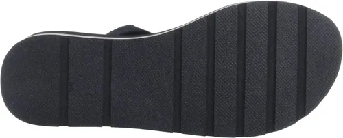 Vista 2 de Guess Sandalias Avin de cuña para mujer, Dorado