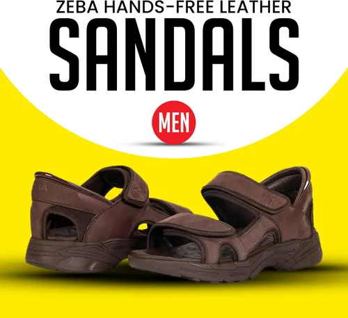 Vista 2 de Z Sandalias de cuero manos libres Zeba para hombre