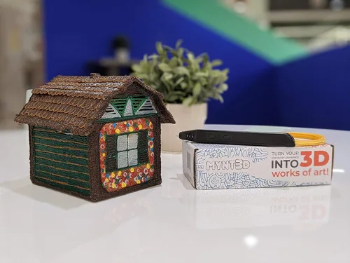 Vista 4 de MYNT3D Bolígrafo Super 3D con repuestos de filamento ABS de 10 colores - Crea arte 3D