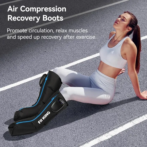 Vista 2 de FIT KING - Masajeador de piernas de compresión de aire, sistema