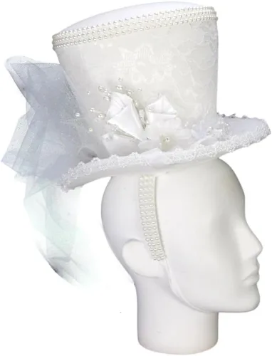 Vista 7 de Foam Party Hats: Feathers Princess Crown – Handmade Fancy Feather Crown for Weddings, Parties & Costumes