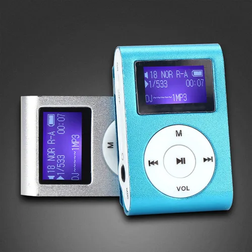 Vista 3 de Mini reproductor de MP3, reproductor de música portátil con carcasa de metal, diseño Lavalier, reproductor de audio digital de alta fidelidad