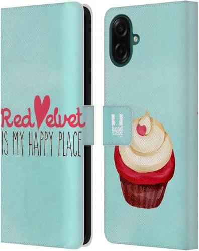 Vista 22 de Head Case Designs Assortment Cupcakes Happiness Leather Wallet Case Compatible with Samsung Galaxy A07 4G Surtido
