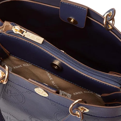 Vista 7 de Anne Klein Bolso con logotipo de anillo Perf