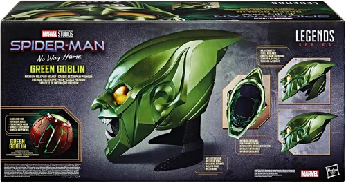 Vista 10 de Marvel Legends Series Green Goblin - Casco de juego de rol premium, Spider-Man: No Way Home para adultos, equipo coleccionable