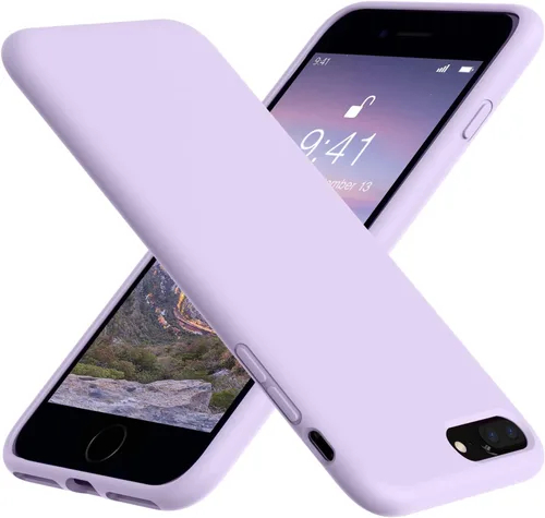 Vista 8 de Vooii Funda compatible con iPhone 8 Plus, iPhone 7 Plus, protección de goma de gel de silicona suave, forro de microfibra, carcasa rígida a prueba