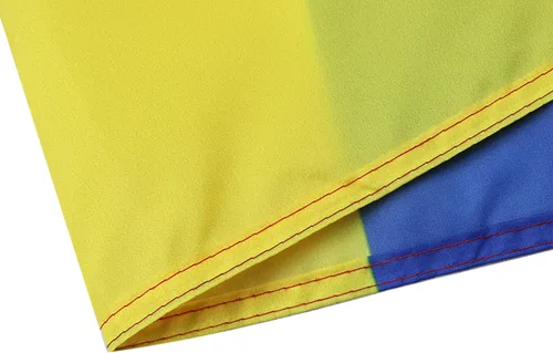 Vista 4 de AZ FLAG Bandera de la República Socialista de Rumania 1947-1989 de 3 x 5 pies para un poste – Banderas de la República Popular Rumana de 35.4 x 59.1
