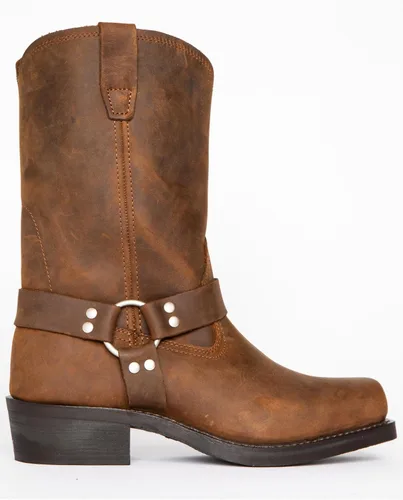 Vista 2 de Cody James Arnés para hombre Boot Punta Cuadrada Marrón 9 D, Marrón