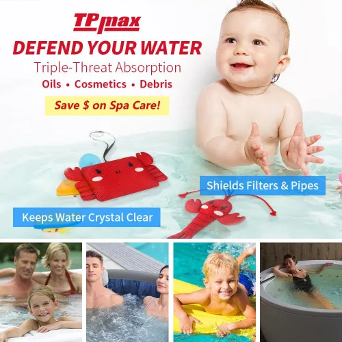 Vista 8 de TPmax Paquete doble de esponja reutilizable para bañera de hidromasaje y esponja absorbente de aceite, accesorios imprescindibles para bañera