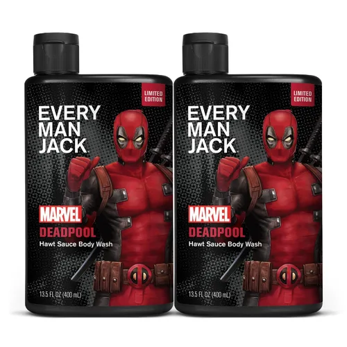 Vista 11 de Every Man Jack Gel de Ducha - Marvel Spider Man Paquete Doble de 13.5 onzas - 2 botellas incluidas De Origen Natural, sin parabenos, sin